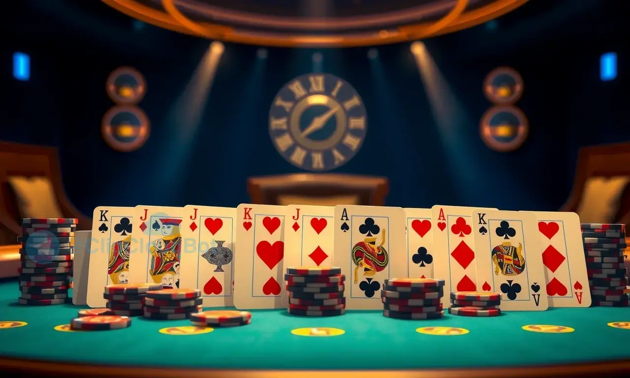 Poker game at 1Win Kenya